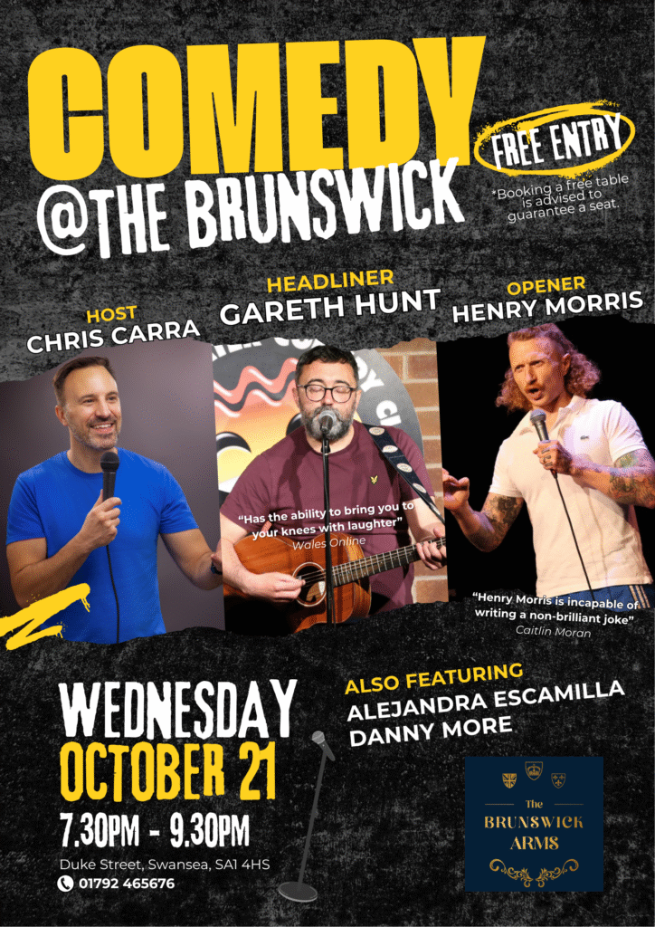 Swansea Comedy at The Brunswick